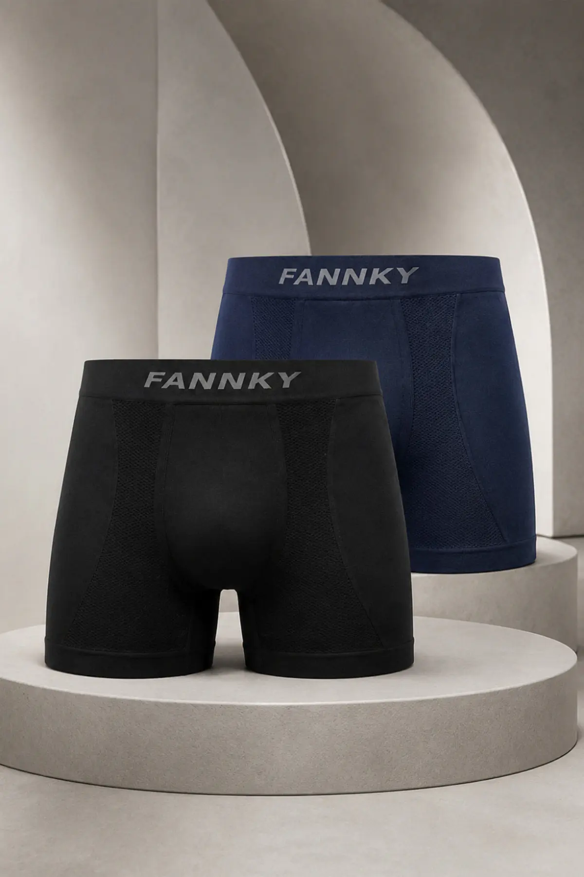 Erkek Casual Comfort Günlük 2 Li Boxer Çok Renkli
