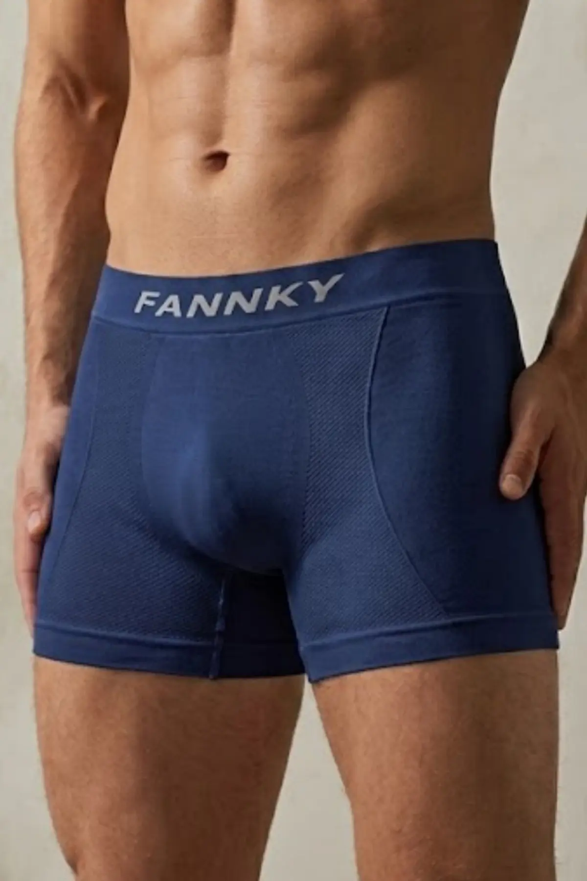 Erkek Casual Comfort Günlük 3 Lü Boxer Ten