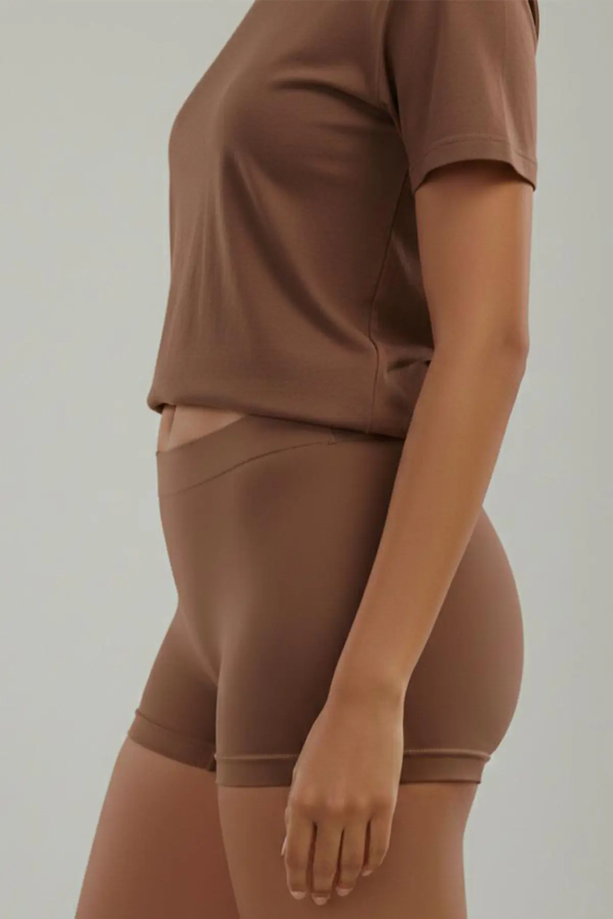Toparlayıcı İz Yapmayan Seamless Örme BOXER 2001 Kahverengi