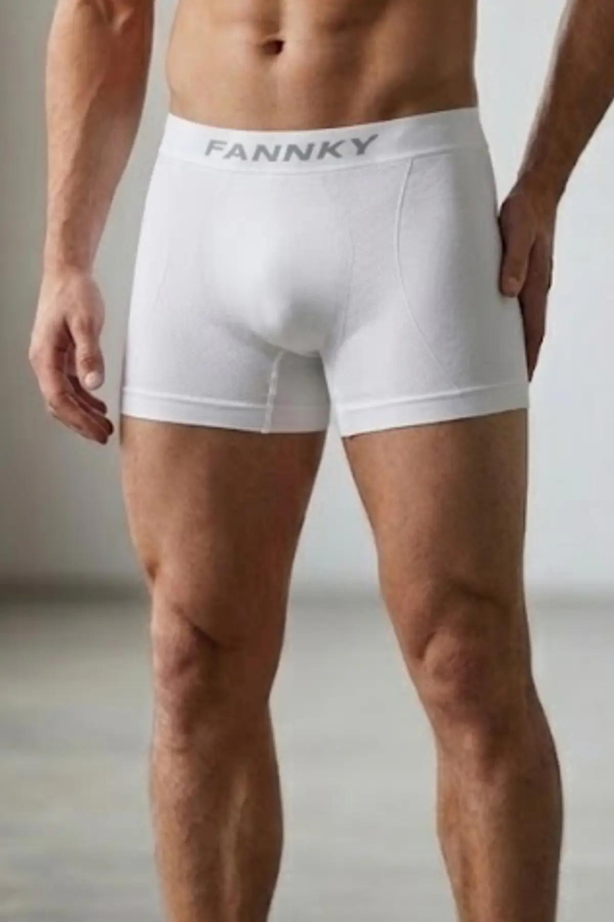 Erkek Trend Nefes Alan Relaxed Beyaz Boxer