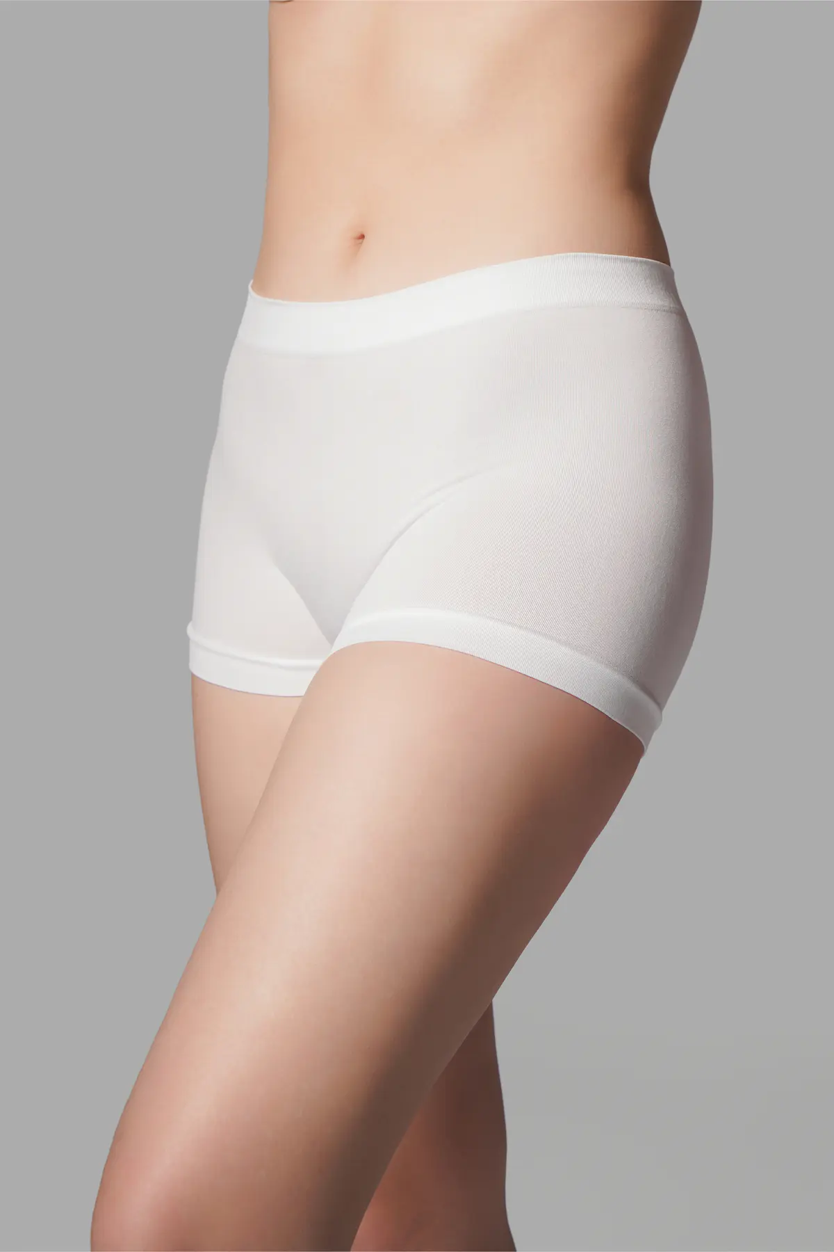 Boxer Toparlayıcı İz Yapmayan Örme Boxer 2001 Beyaz