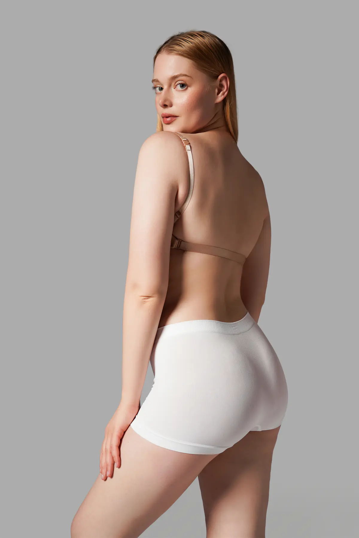Boxer Toparlayıcı İz Yapmayan Örme Boxer 2001 Beyaz