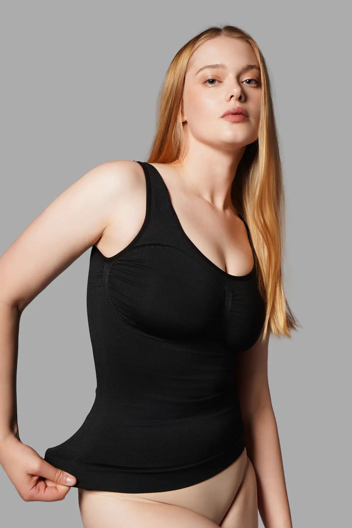 KADIN KORSE ATLET 6055 Siyah