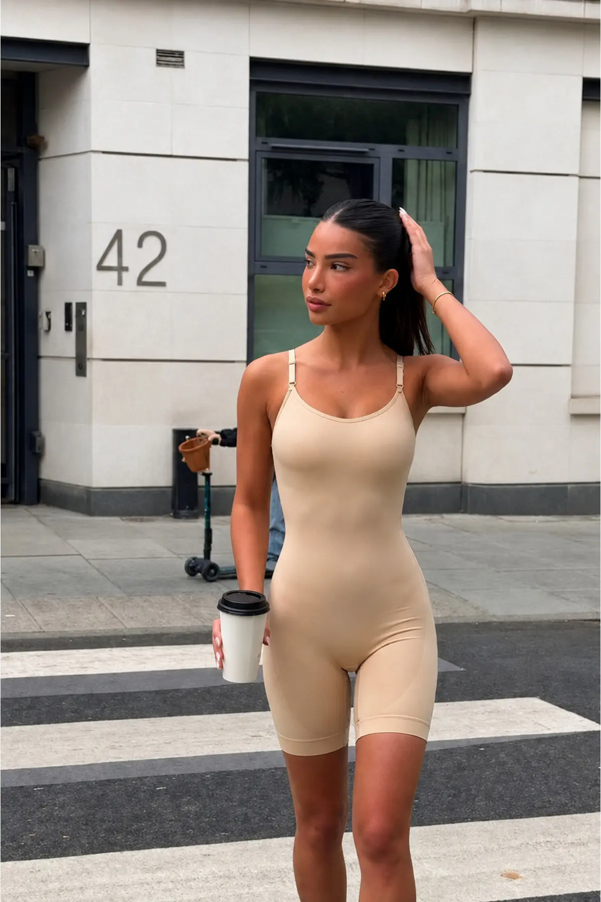 Kadın Sıkılaştırıcı Ten Casual Esnek Body