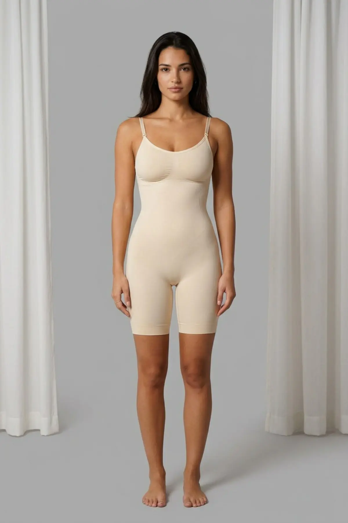 Kadın Bel & Basen Toparlayıcı Ten Dar Body