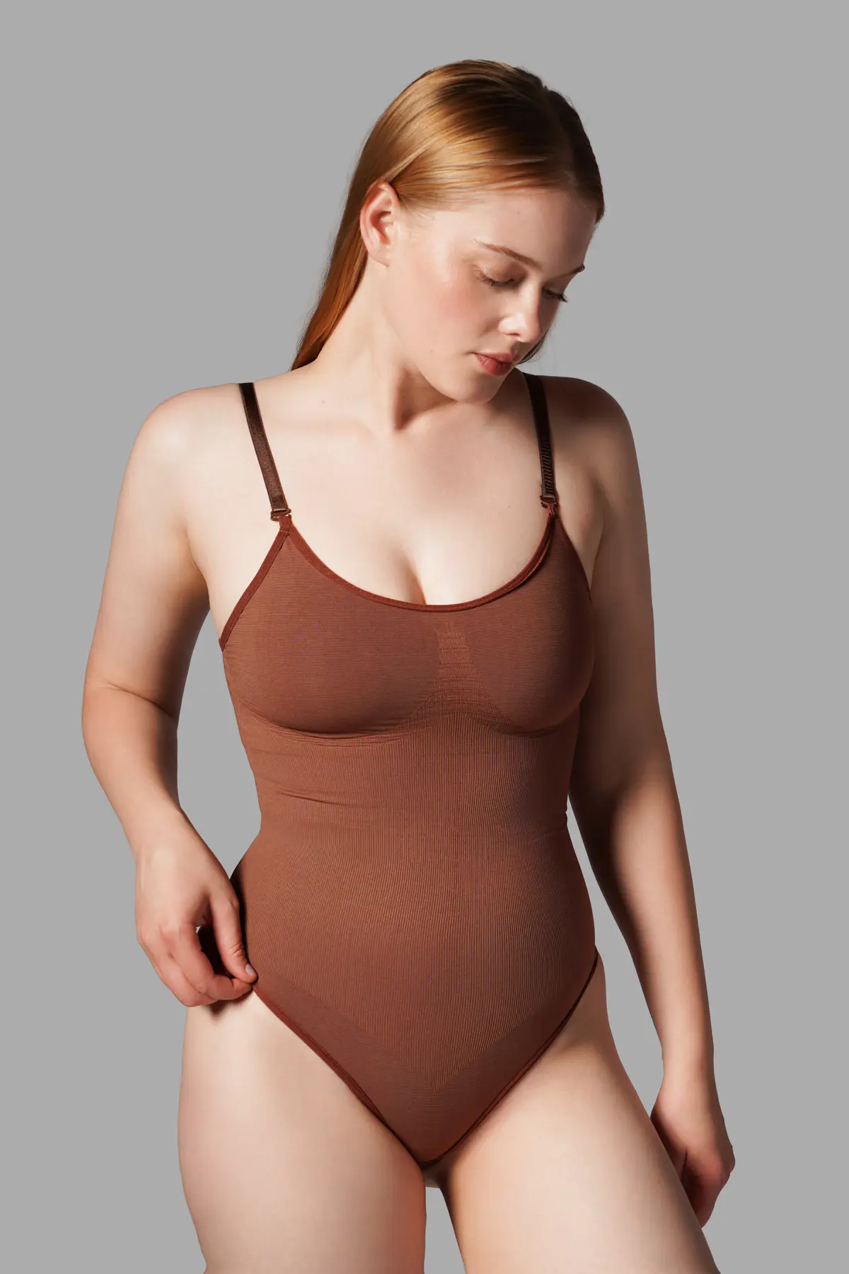 ÇITÇITLI STRİNG BODY KORSE 9052 Kahverengi