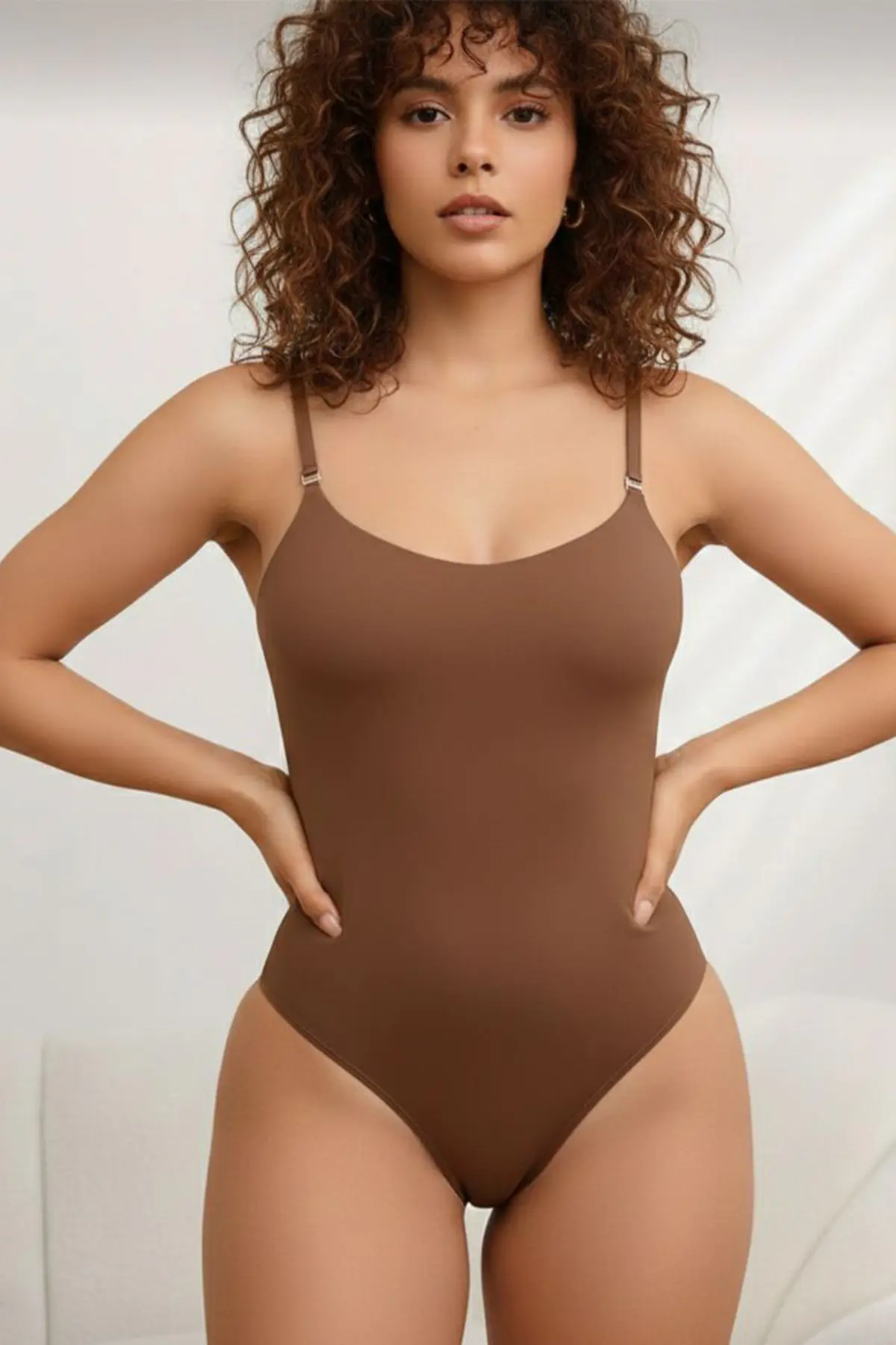 sıkılaştırıcı toparlayıcı zıbın string korse 9052 Kahverengi