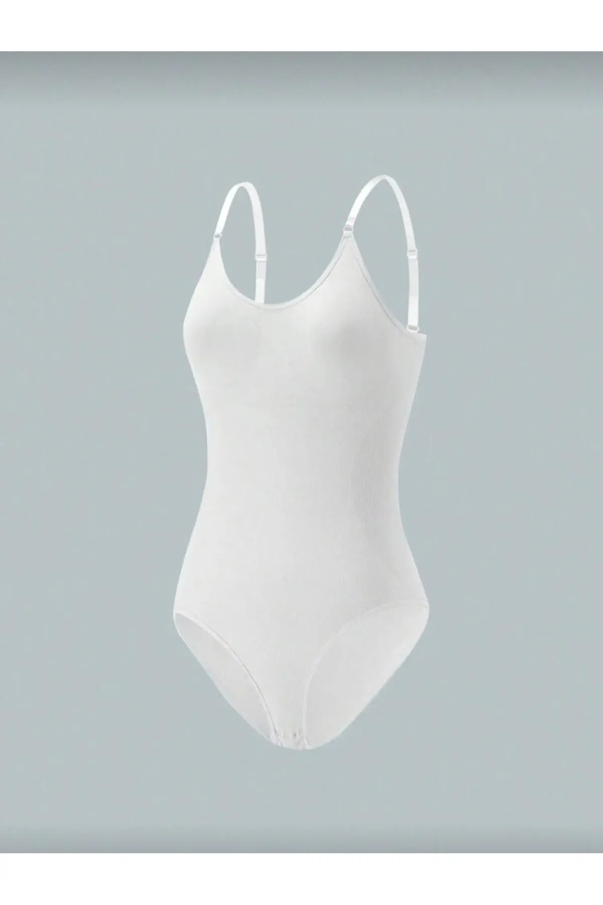 Seamless Zıbın Korse Çıtçıtlı Body 2 Beden İncelten Toparlayıcı Push Up Etkili Karın Bel Göbek Sıkılaştırıcı Kadın Body Korse 9051 Beyaz