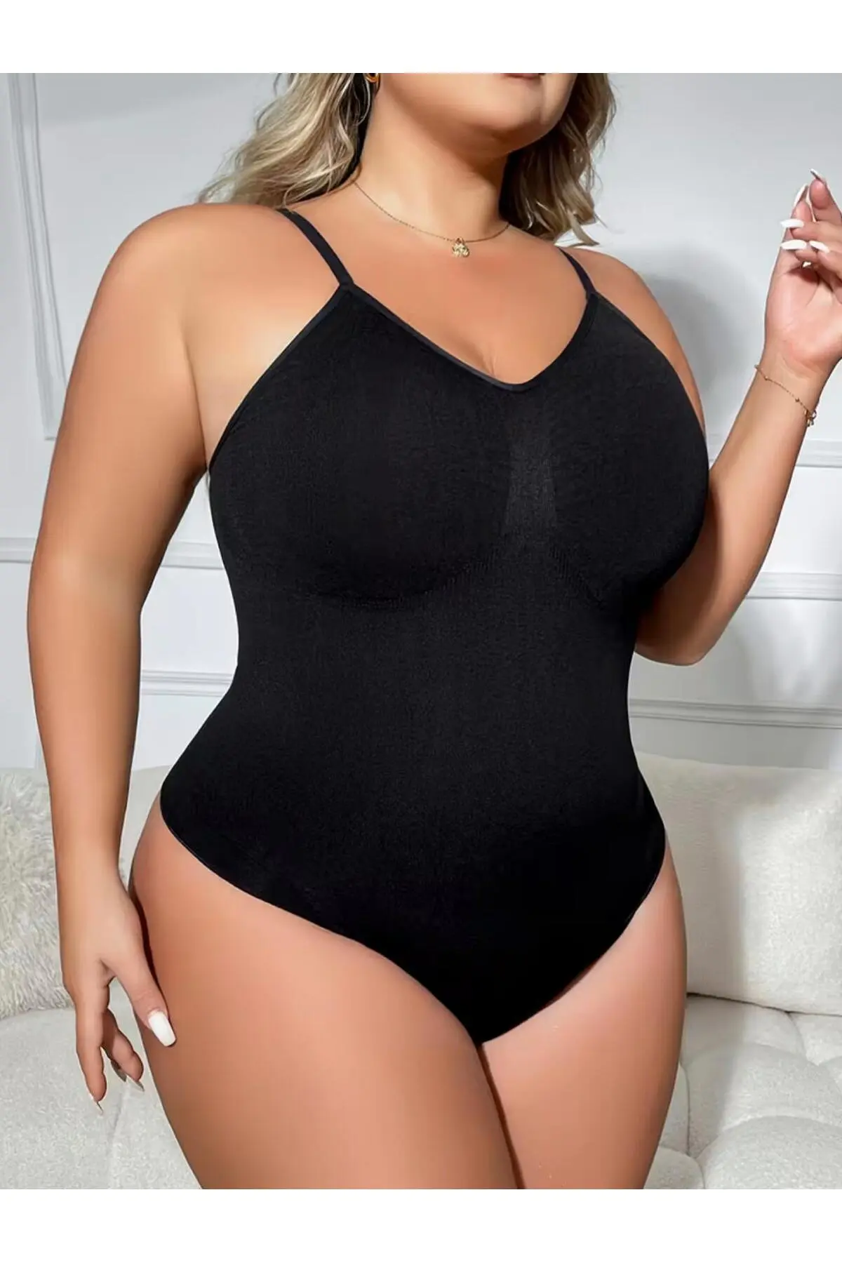 Seamless Zıbın Korse Çıtçıtlı Body 2 Beden İncelten Toparlayıcı Push Up Etkili Karın Bel Göbek Sıkılaştırıcı Kadın Body Korse 9051 Siyah