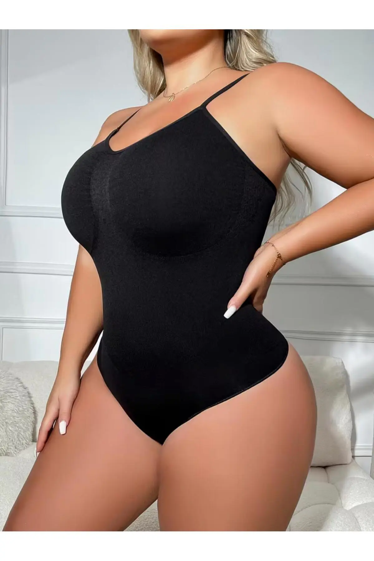 Seamless Zıbın Korse Çıtçıtlı Body 2 Beden İncelten Toparlayıcı Push Up Etkili Karın Bel Göbek Sıkılaştırıcı Kadın Body Korse 9051 Siyah